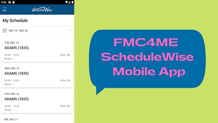 FMC4ME-ScheduleWise-Mobile-App